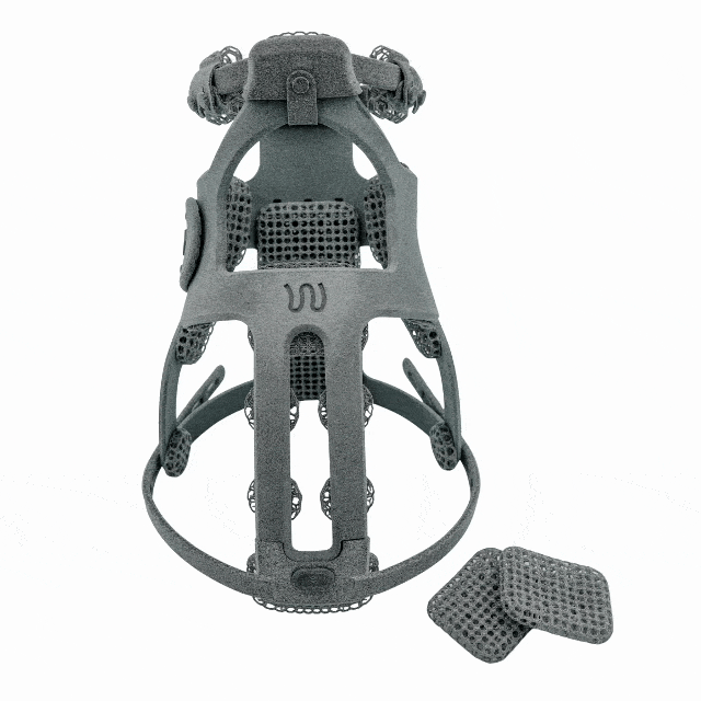 Application and adjustment of WIMBA Cervical Collar GO
