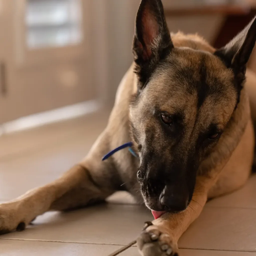 Is My Dog Licking Their Paws Because of Pain?